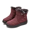 Сапоги Women Boots Boots Snow Plus Ladies обувь водонепроницаемые ботинки для женщин на молнии Женщина Flat Soft Winter Woman Boots Botas Mujer