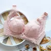 BRAS SEXY CROSSDRESSING BH Women Underwear Push Up Wirefree Bralette Lace Women's Solid Color Comfort Female