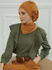 Ubranie etniczne Muzułmańskie hijaby dla kobiety czapka kobiety islamski turban damski szalik głowa