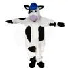 2024 nouvelles offres spéciales Costume de mascotte de vache blanche fête d'anniversaire thème anime déguisement Costume Halloween personnage tenues Costume