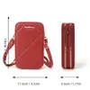 Avondtassen Baellerry Schoudertas Dames Crossbody Mobiele telefoon Lederen Messenger Mode Kleine Zwarte Crossbody Handtassen Voor