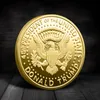 2024 Никогда не сдавайте золото отмечать монету американские выборы, Трамп поставляет 0422