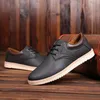 HBP Non-Brand 2024 STNM Work waterproof non-slip big head leather shoes Mens work Casual mens spring fashion shoes