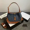 Klassieke oude bloem tote tas Jackie 1961 ontwerper schoudertas heren echte lederen tas onderarmtas stadstas luxe handtas dames onderarm Crossbody tas Crescent Bag