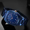 MINIFOCUS Trendy and Fashionable Japanese Movement Calendar Double Ring Waterproof Steel Band Men's Watch 0319G