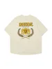 Stampa Street Tshirt da uomo T-shirt ampia in cotone girocollo T-shirt 2024ss Foto reali