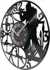 ZK20 비닐 시계 비닐 레코드 목재 아트 시계 16 색상 조명 지원 사용자 정의 게임 로고, 애니메이션 캐릭터, 별 등 048