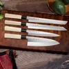 Couteaux tactiques Ensemble de couteaux de chef japonais Sashimi Couteau à saumon Filetage de poisson Couteaux de coupe Sushi Cleaver Outils de cuisine dans une boîte cadeau L2403