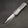 Micro S/E Automatisk kniv 440C Blad Zinklegering Inlagd kolfiberhandtag Fickknivar Camping utomhus Självförsvar Aktiskt stridsverktyg