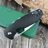 Модель Piet 5390 Карманный складной нож 2,44 дюйма с сатиновым лезвием, черная ручка GRN, охотничьи ножи для кемпинга, самообороны, уличные снаряжения BM 535 3300 UT85 9070