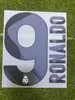 2009-2010 #9 Ronaldo Nameset Soccer Patch Badge