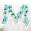 2.2m Artificial Flower Vine Cloth Rose Ivy Flower Artificial Vines Hanging Garland Decorations Wedding Party Garden Decor LL