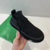 Designer kvinnor plattform korrugerad regnbåge andningsskor gummi sneakers vit blommig högkvalitativ skor duk klassisk träning med original låda storlek 35-42