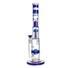 Phoenixstar 18 Inches Big Glass Vase Shisha Water Bong With Ice Catcher Smoking Pipes With Triple Different Percs Percolator Water Bong Smoking Water Pipes