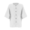 Женские блузки, весенне-осенняя блузка, винтажный свободный кардиган, мягкий дышащий топ с рукавами три четверти на осень