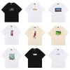 特大2024 Kith Tokyo Shibuya Tシャツ男性女性高品質のストリートビュー印刷シャツティーローズオモロッカタイルTシャツTシャツ
