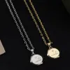 Fashion Design Pendant Necklace Chain Classic Fashion Earrings Retro Couple Chains Necklace Jewelry Supply