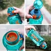 1200ml Large Capacity Sport Water Bottle With Rope Durable Portable Gym Fitness Outdoor Drinking Plastic Bottles EcoFriendly 240314