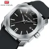 Mini Focus Minimalist japanische Bewegung wasserdichte Kalender Silikonband Herren Uhr 0248g