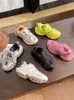 الإصدار الأعلى من الجيل الثالث Belenciaga Dad Shoes Womens Ins Network Red 2022 New Seale Black and White Pink Gray Sports Shoes