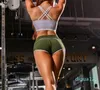 2024 shorts ativos mulheres yoga secagem rápida push up quadris esportes correndo retalhos mostrar sexy fitness dança apertado