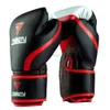 Protective Gear ZTTY New Pro Boxing Gloves For Women Men Sanda Training Sandbags Muay Thai Combat Fight Adults Kickboxing Gloves yq240318