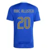2024メシスアルゼンチンサッカージャージーメンズJ.alvarez de Paul Di Maria Football Shirts Youth Mac Allister L. Martinez E. Fernandezユニフォームナショナルチームキッズキット