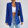 Abiti da donna Elegante Office Lady Blazer Donna manica lunga Abito slim Soprabito Solido Cappotti e giacche da donna Capispalla Abbigliamento casual