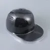 Kök lagring pvc transparent täckning platt grim hatt krökad fodral baseball cap display box hattar