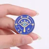 Brooches Creative Anime Animation Game Peripheral Cartoon Shield Sword Shape Baking Paint Badge Alloy Brooch Button For Women