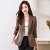 Abiti da donna Moda Casual Blazer albicocca Giacche da donna Maniche lunghe Office Ladies Work Business Top femminili Vestiti