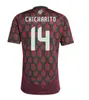 S-4XL-fans 2024 2025 Mexico Football Soccer Goaldewear Jerseys National S.Cordova J.quinones A.Vega G.Ochoa S.Gimenez Raul H.Lozano Chicharito K.Alvarez 24 25 Skjorta 888