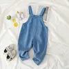 DIIMUU TODDLER Baby Cartoon Clothing Kids Boys Overalls Girls Denim Pants Casual Dungarees Long Trousers Fashion Rompers 14t 240307