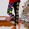 Leggings pour femmes, mode décontractée, automne/hiver, carnaval, imprimé, taille haute, Yoga, tenues de maternité d'automne