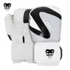 Schutzausrüstung MMA Handschuhe Schwarz Sun Glory Ikusa Boxhandschuhe Erwachsene Sport Leder Tiger Muay Thai MMA Handschuhe Sanda Handschuh Männer Muay Thai Boxen yq240318