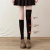 Chaussettes de femmes 1 paire Knee High Color Stocking Style College Casual JK Japonais Fashion Calf chaussette sportive Sports