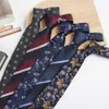 Дизайнерский галстук, мужское платье в британском темно-красном кофейном узоре, 8 см, профессиональное деловое повседневное платье в синюю полоску, свадебное {категория}