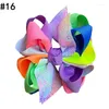 Accessoires pour cheveux 120pcs 4 '' Double couche Boutique Bows Multicolor Grosgrain Ruban Bow pour fille bébé