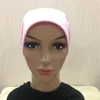 Vêtements ethniques Wearable Seasons Femmes Turban Chapeau Solide Couleur Long Tube Cap Arabe Islamique Musulman Mode Fond