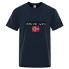 Дизайнерская мужская футболка из 100% хлопка, повседневная летняя свободная футболка с круглым вырезом и буквенным принтом для мужчин, футболка с коротким рукавом, мужские топы