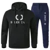 Designer Men Tracksuit Dance Hoodie Fashion Hip Hop Top High Quality Hooded Sweatshirt och Sweatpants Two Piece Set