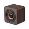 Portable Wooden BT Speaker Wireless Subwoofer Bass Powerful Sound Bar Music Speakers for Smartphone Laptop