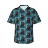 Chemises décontractées pour hommes Jibaro Peinture à l'huile Chemise de plage Love Death Robots Hawaiian Man Cool Blouses Manches courtes Harajuku Tops personnalisés