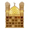 زخرفة الحفلات 2024 DIY Crafts Ramadan Countdown Calendar LED LED EID MUMPARAK WOODEN DRIVER HOME