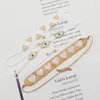 Strang BLUESTAR Miyuki Samen-Set, handgefertigt, Mehrkammer-Schmuck, Seil, Herz, Liebes-Charm-Armband für Frauen, Pulsera