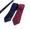 Mens Necktie Designer Neck Tie Business Suit Neckties Silk Stripe Ties Party Wedding Neckwear Cravate Cravattino Krawatte Choker With Box -7 GG