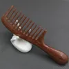 Green Sandalwood Width Tooth Comb- Anti Static Comb Red Sandalwood Width Tooth Fine Tooth Comb 240314