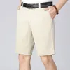 Men's Shorts Cotton Men Knee Length Boardshorts Classic Brand Comfortable Clothing Beach Male Short Trousers