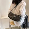 Sacs à bandoulière Xiuya Y2K Fashion Biker Femmes Sac Solide Couleur Pu Cuir Premium Vintage Sac à main Designers de luxe Simple Bandbody