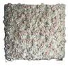 Decorative Flowers Artificial Silk Hydrangea Rose 3D Flower Wall Panel Wedding Party Backdrop Decoration Stage Arch Pink 8pcs/Lot TONGFENG